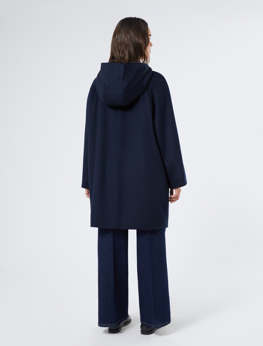 Coat in pure wool drap - ULTRAMARINE - Marina Rinaldi - 4 Coat in pure wool drap - ULTRAMARINE - Marina Rinaldi - 4