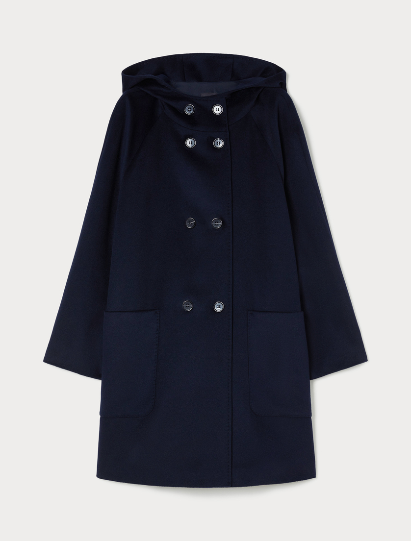 Coat in pure wool drap - ULTRAMARINE - Marina Rinaldi Coat in pure wool drap - ULTRAMARINE - Marina Rinaldi