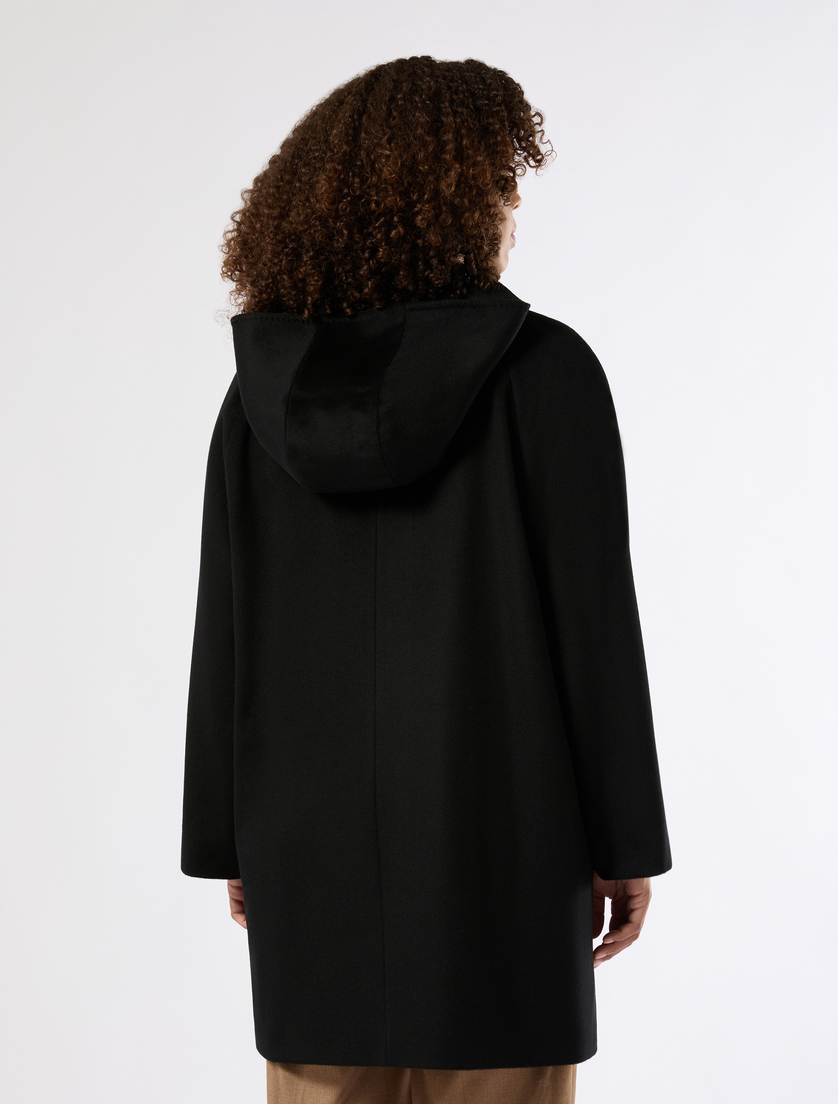 Coat in pure wool drap - BLACK - Marina Rinaldi - 4