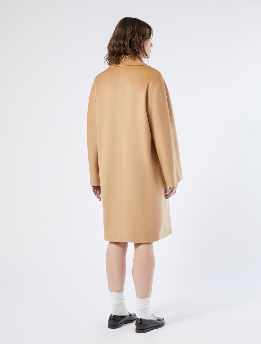 Coat in pure wool drap - BEIGE - Marina Rinaldi - 4 Coat in pure wool drap - BEIGE - Marina Rinaldi - 4