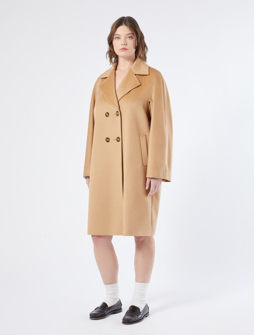 Coat in pure wool drap - BEIGE - Marina Rinaldi - 3 Coat in pure wool drap - BEIGE - Marina Rinaldi - 3