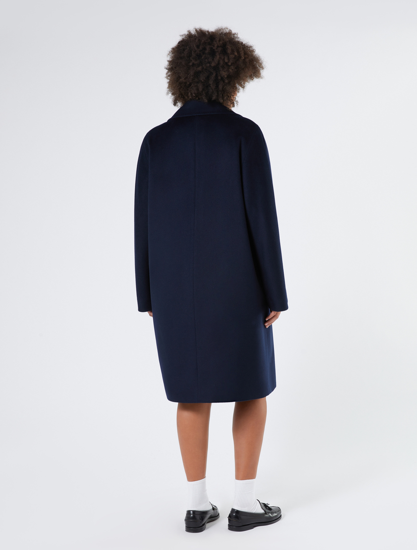 Coat in pure wool drap - ULTRAMARINE - Marina Rinaldi - 4 Coat in pure wool drap - ULTRAMARINE - Marina Rinaldi - 4