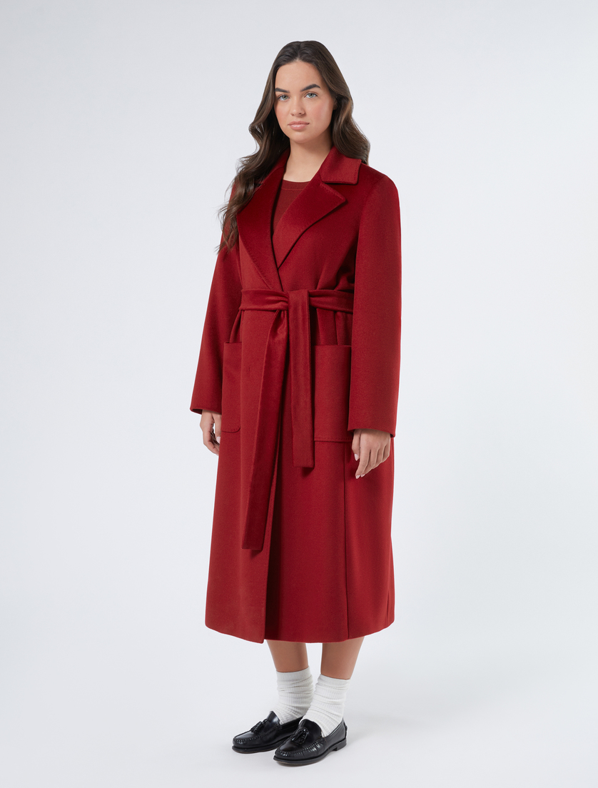 Manteau en drap de pure laine - BORDEAUX - Marina Rinaldi - 2 Manteau en drap de pure laine - BORDEAUX - Marina Rinaldi - 2