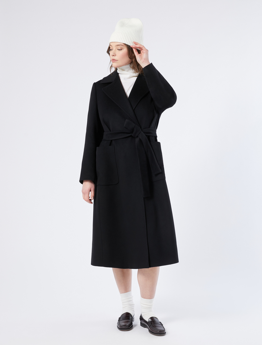 Manteau en drap de pure laine - NOIR - Marina Rinaldi - 2 Manteau en drap de pure laine - NOIR - Marina Rinaldi - 2