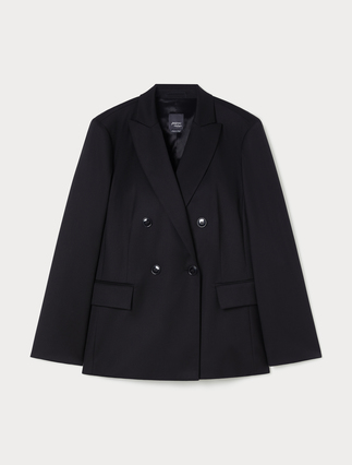 Blazer à double boutonnage en flanelle - Marina Rinaldi