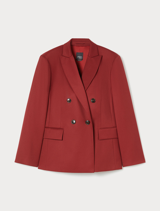 Blazer à double boutonnage en flanelle - Marina Rinaldi