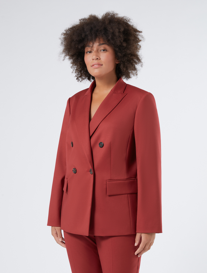Blazer à double boutonnage en flanelle - Marina Rinaldi