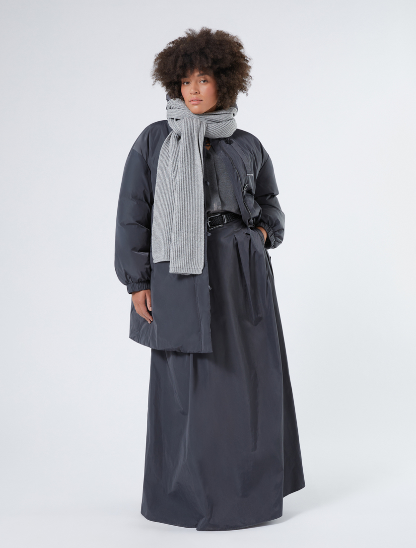 Taffeta skirt - MEDIUM GREY - Marina Rinaldi - 2 Taffeta skirt - MEDIUM GREY - Marina Rinaldi - 2