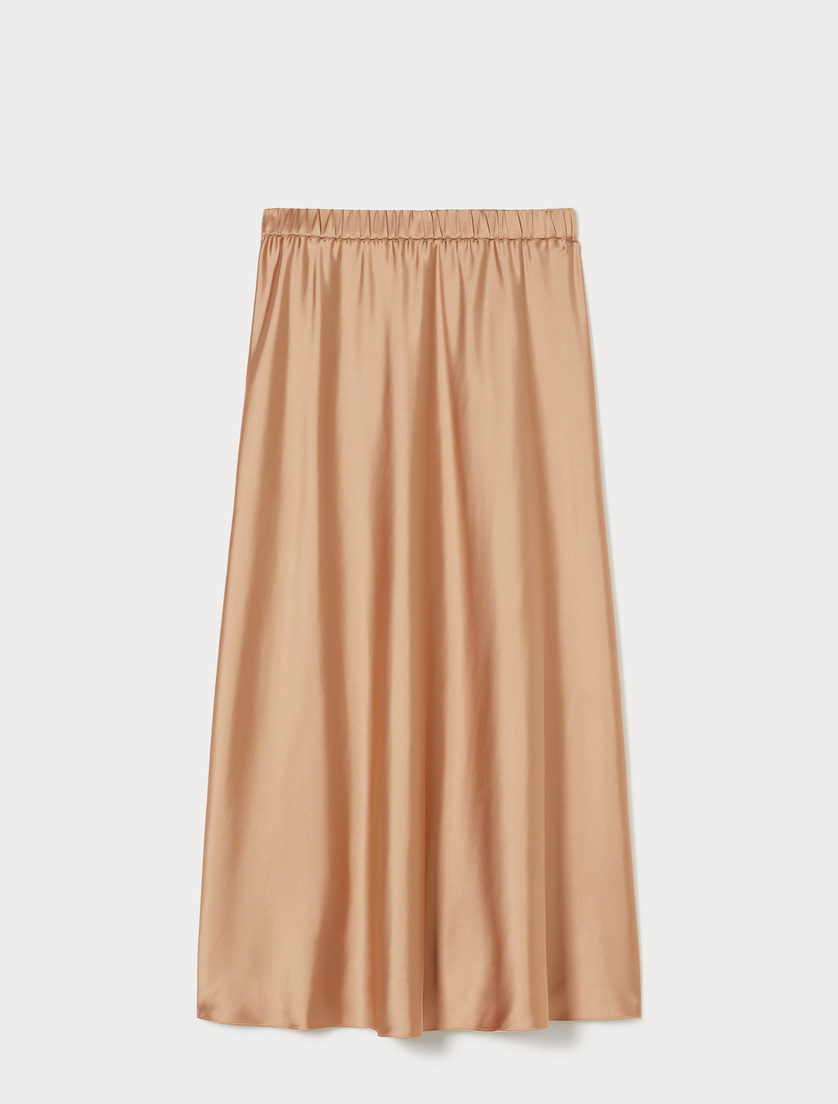 Long satin skirt - BRONZE - Marina Rinaldi - 4