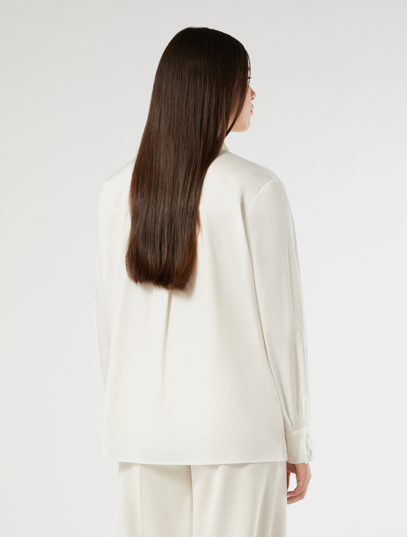 Camicia in raso - BIANCO - Marina Rinaldi - 4