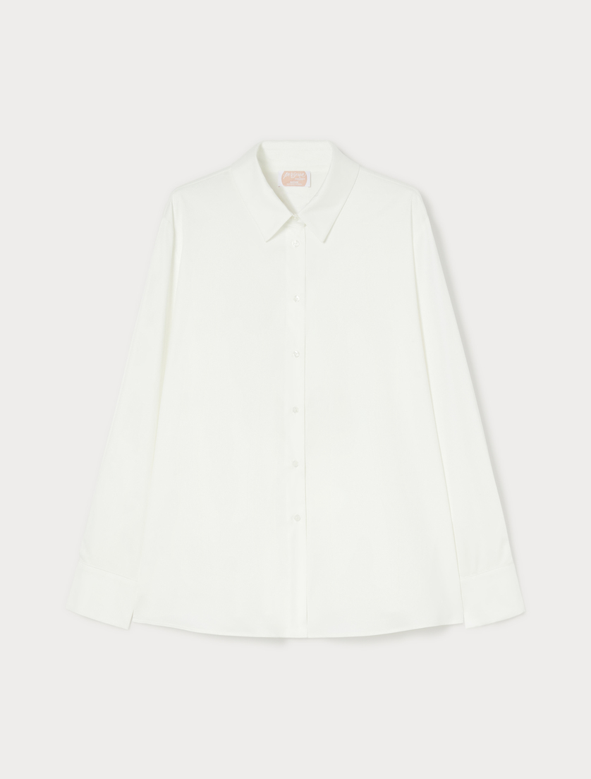 Camicia in raso - BIANCO - Marina Rinaldi