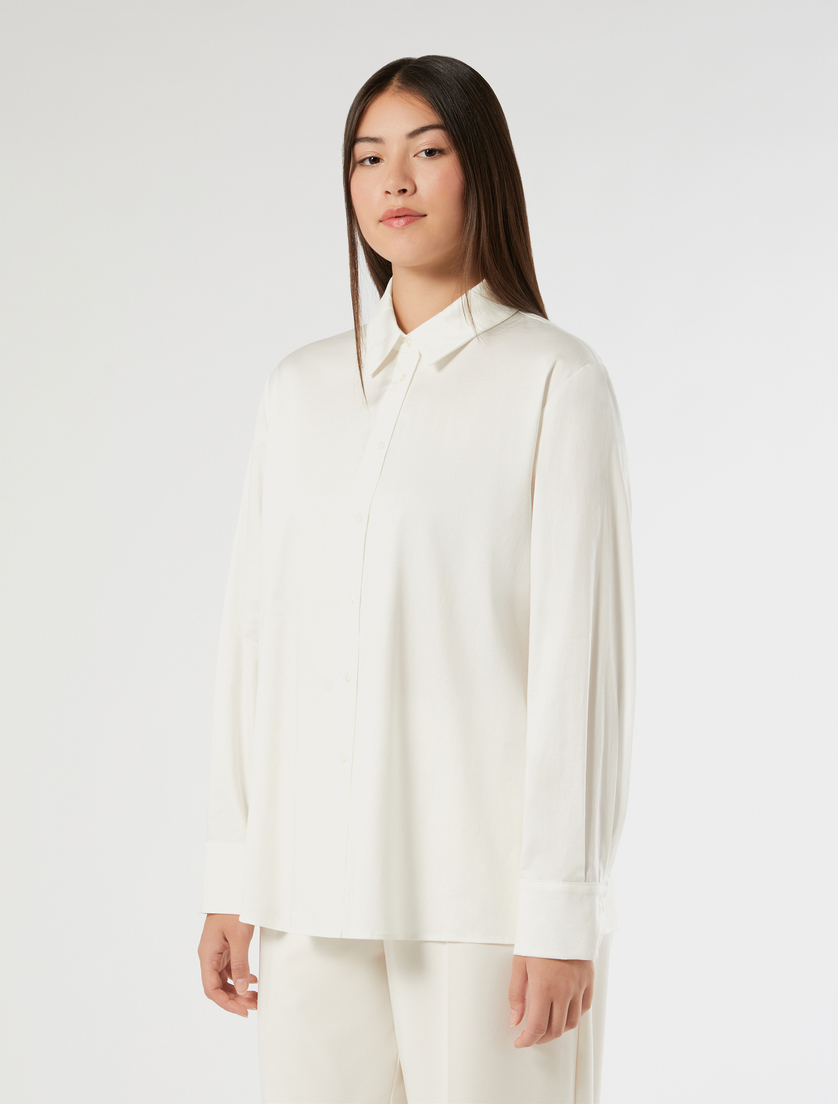 Camicia in raso - BIANCO - Marina Rinaldi - 3