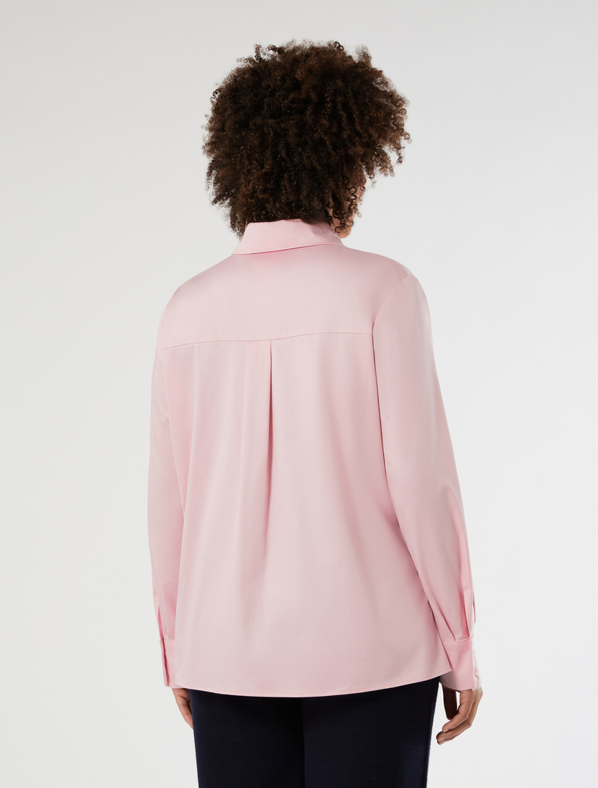 Camicia in raso - ROSA CONFETTO - Marina Rinaldi - 4