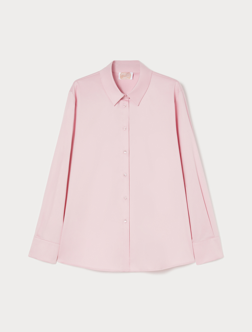 Camicia in raso - ROSA CONFETTO - Marina Rinaldi