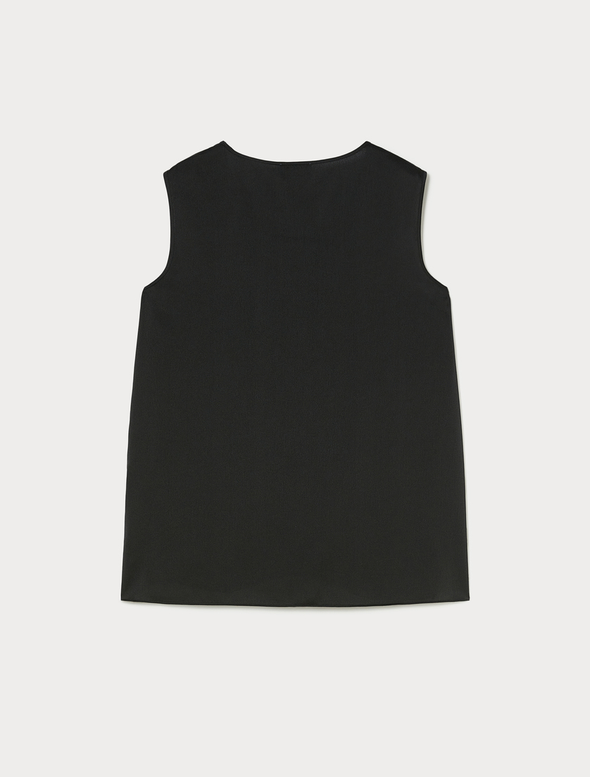 Satin top - BLACK - Marina Rinaldi - 4