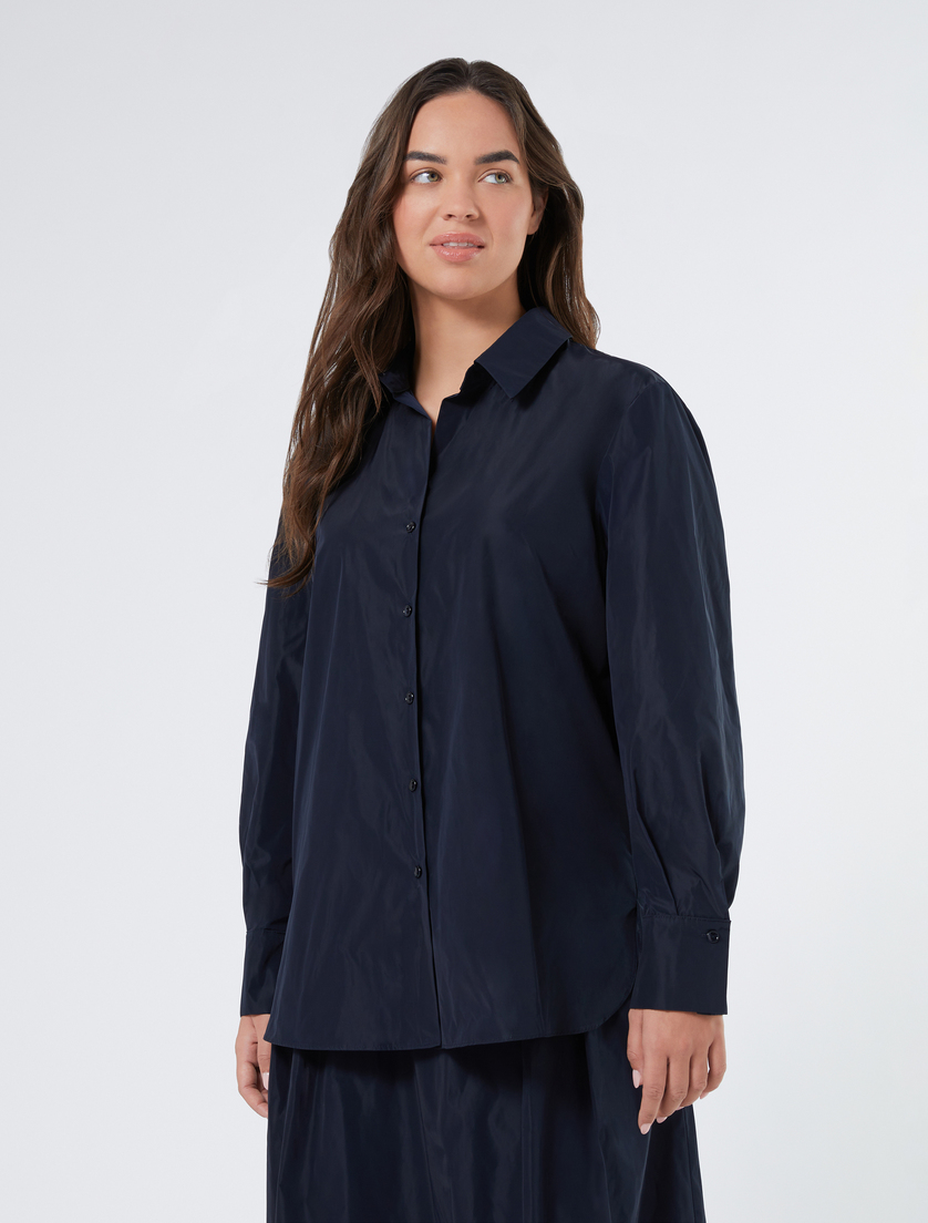 Taffeta shirt - ULTRAMARINE - Marina Rinaldi - 3