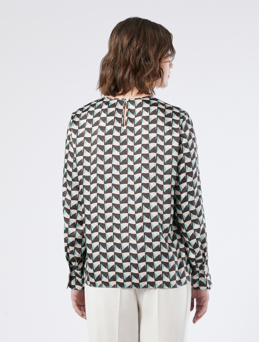 Twill blouse - IVORY - Marina Rinaldi - 4