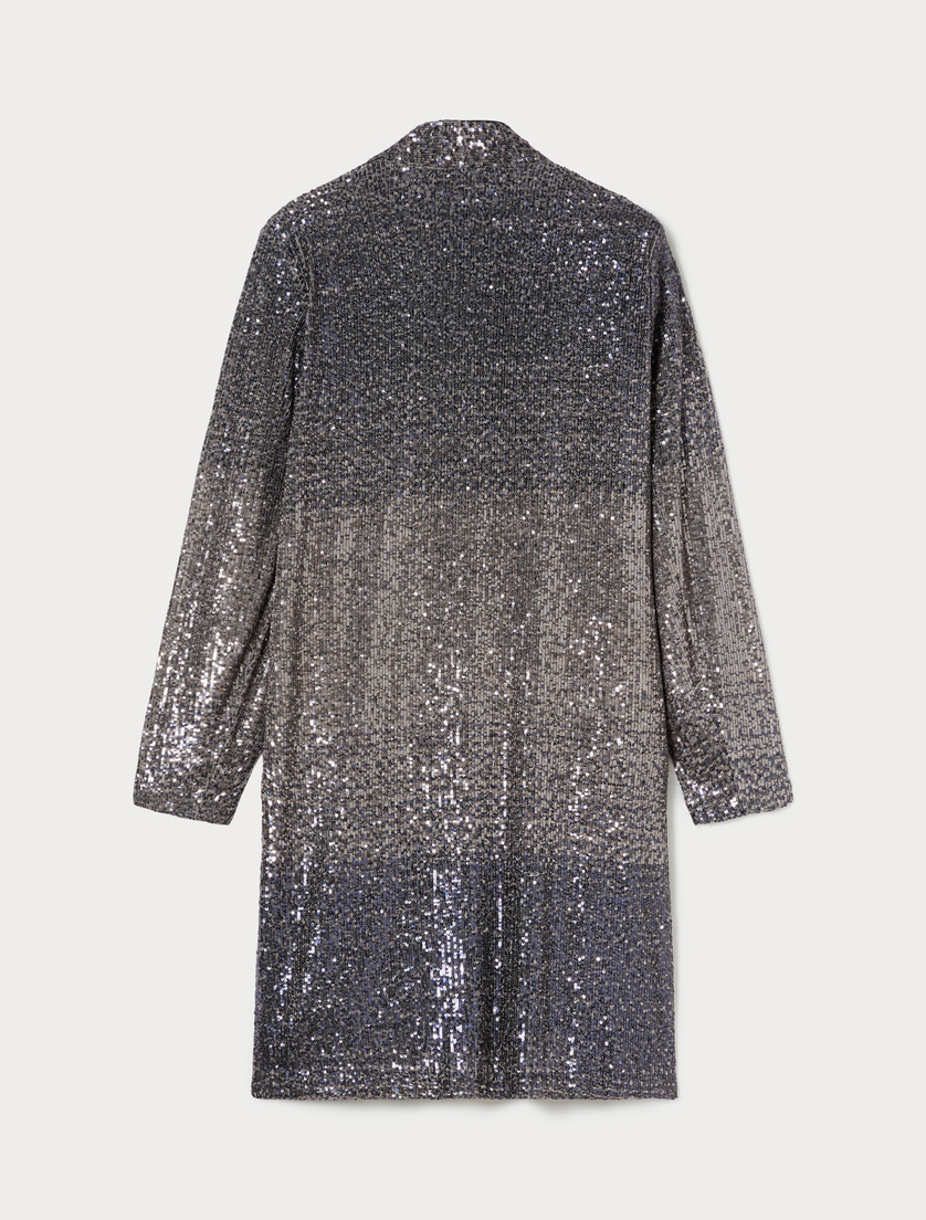 Nuanced sequin duster coat - AVIO - Marina Rinaldi - 4 Nuanced sequin duster coat - AVIO - Marina Rinaldi - 4