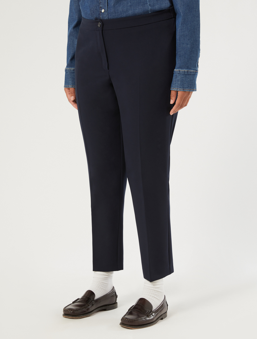 Twill fabric trousers - Marina Rinaldi