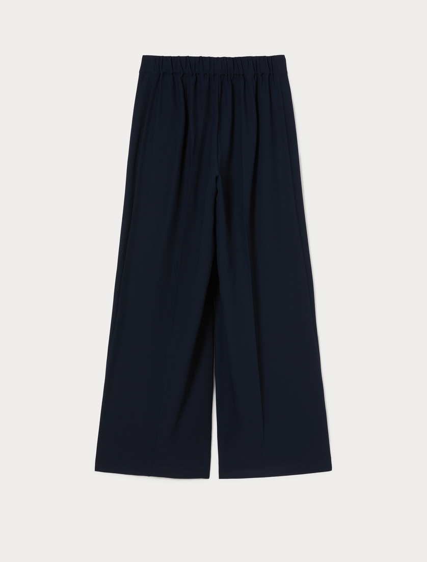 Crepe envers satin trousers - NAVY - Marina Rinaldi - 4