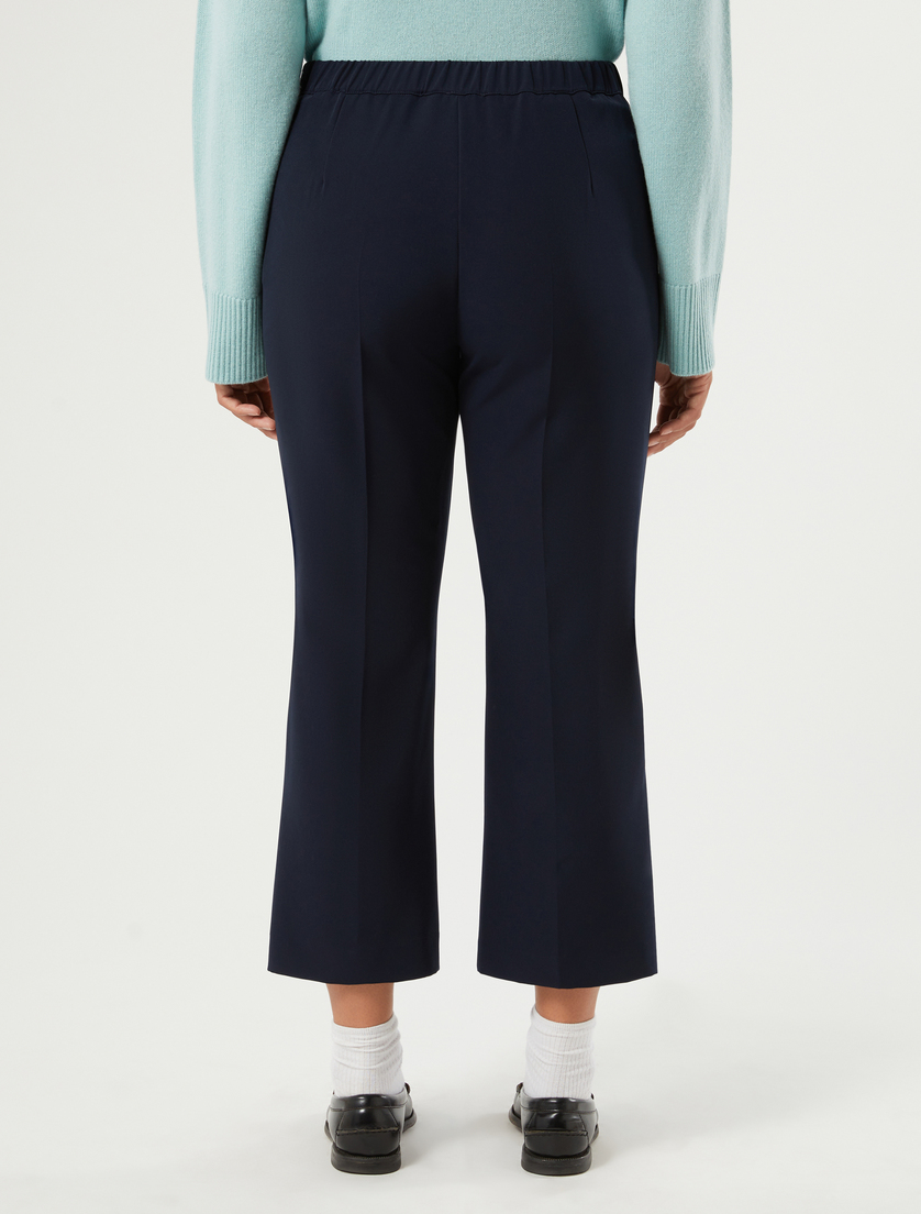 Twill fabric trousers - MIDNIGHTBLUE - Marina Rinaldi - 4 Twill fabric trousers - MIDNIGHTBLUE - Marina Rinaldi - 4