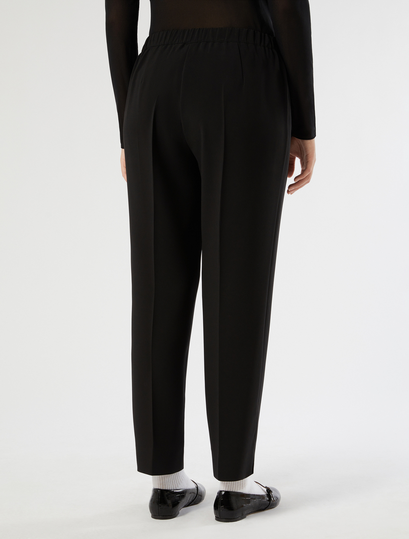 Two-way stretch cady trousers - BLACK - Marina Rinaldi - 4