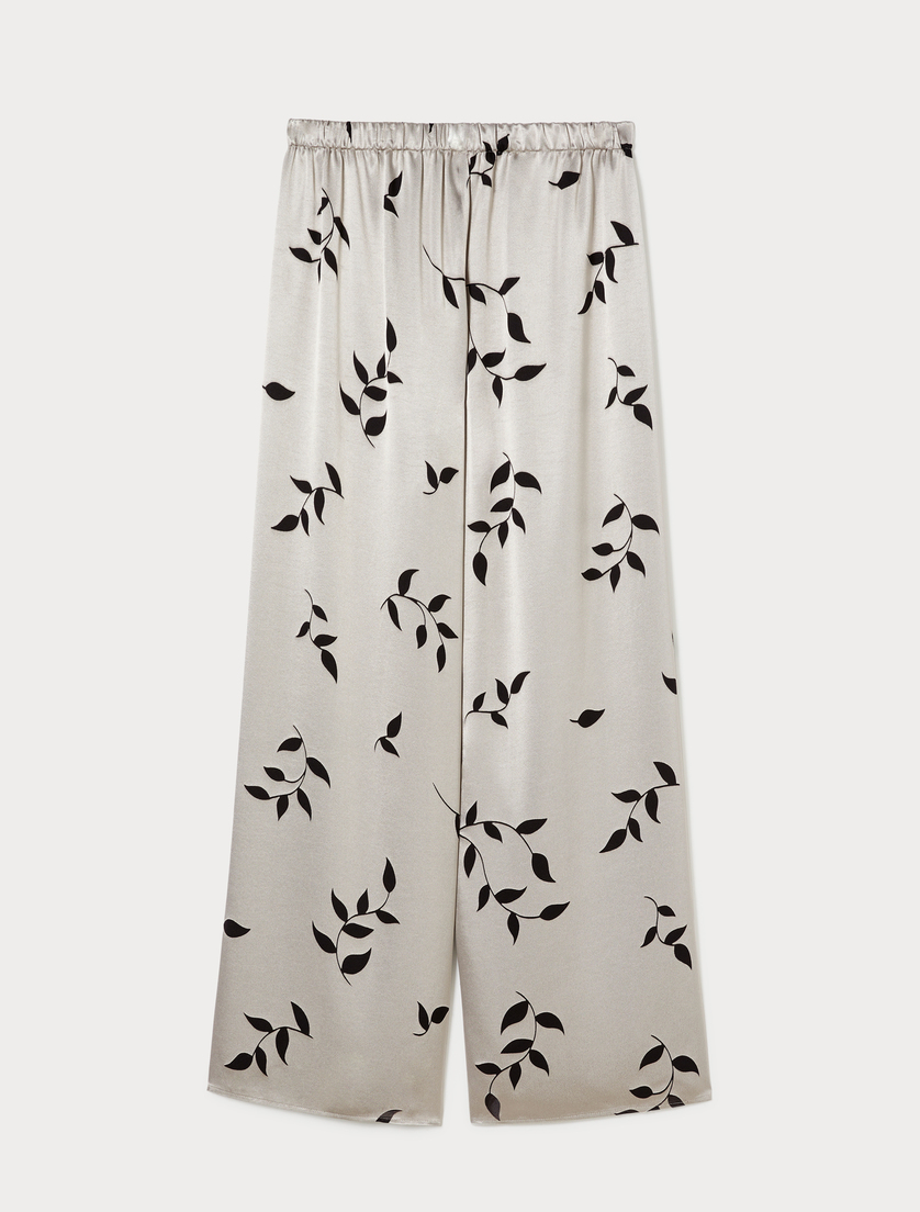 Burnout satin trousers - SAND - Marina Rinaldi - 4 Burnout satin trousers - SAND - Marina Rinaldi - 4