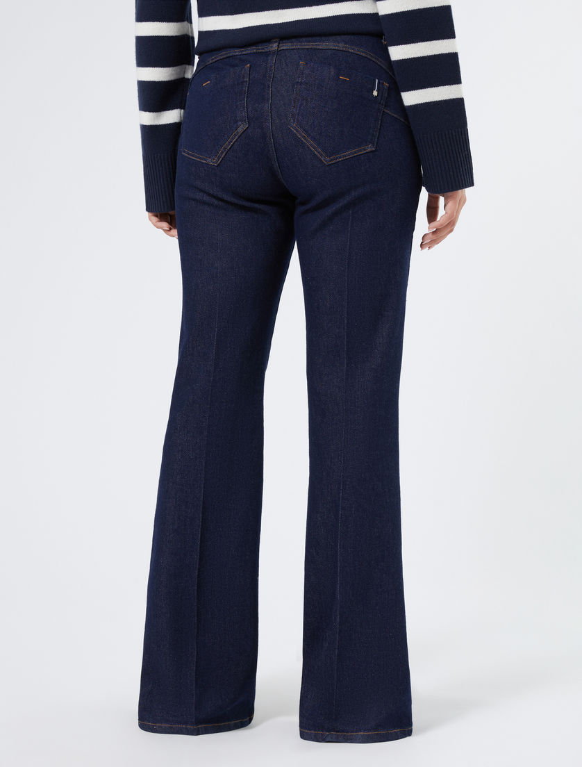 Flared denim jeans - MIDNIGHTBLUE - Marina Rinaldi - 4 Flared denim jeans - MIDNIGHTBLUE - Marina Rinaldi - 4