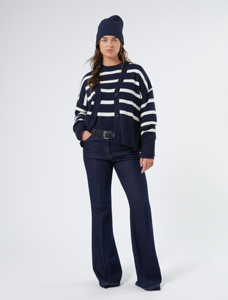 Flared denim jeans - Marina Rinaldi