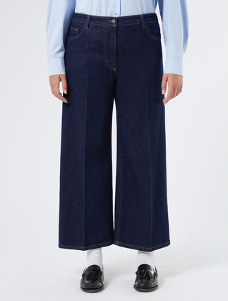 Wide-leg denim jeans - MIDNIGHTBLUE