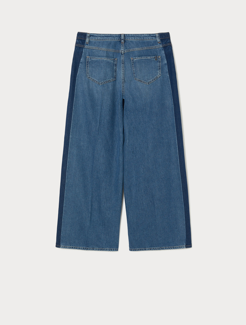 Indigo cotton and lyocell denim jeans - MIDNIGHTBLUE - Marina Rinaldi - 4 Indigo cotton and lyocell denim jeans - MIDNIGHTBLUE - Marina Rinaldi - 4