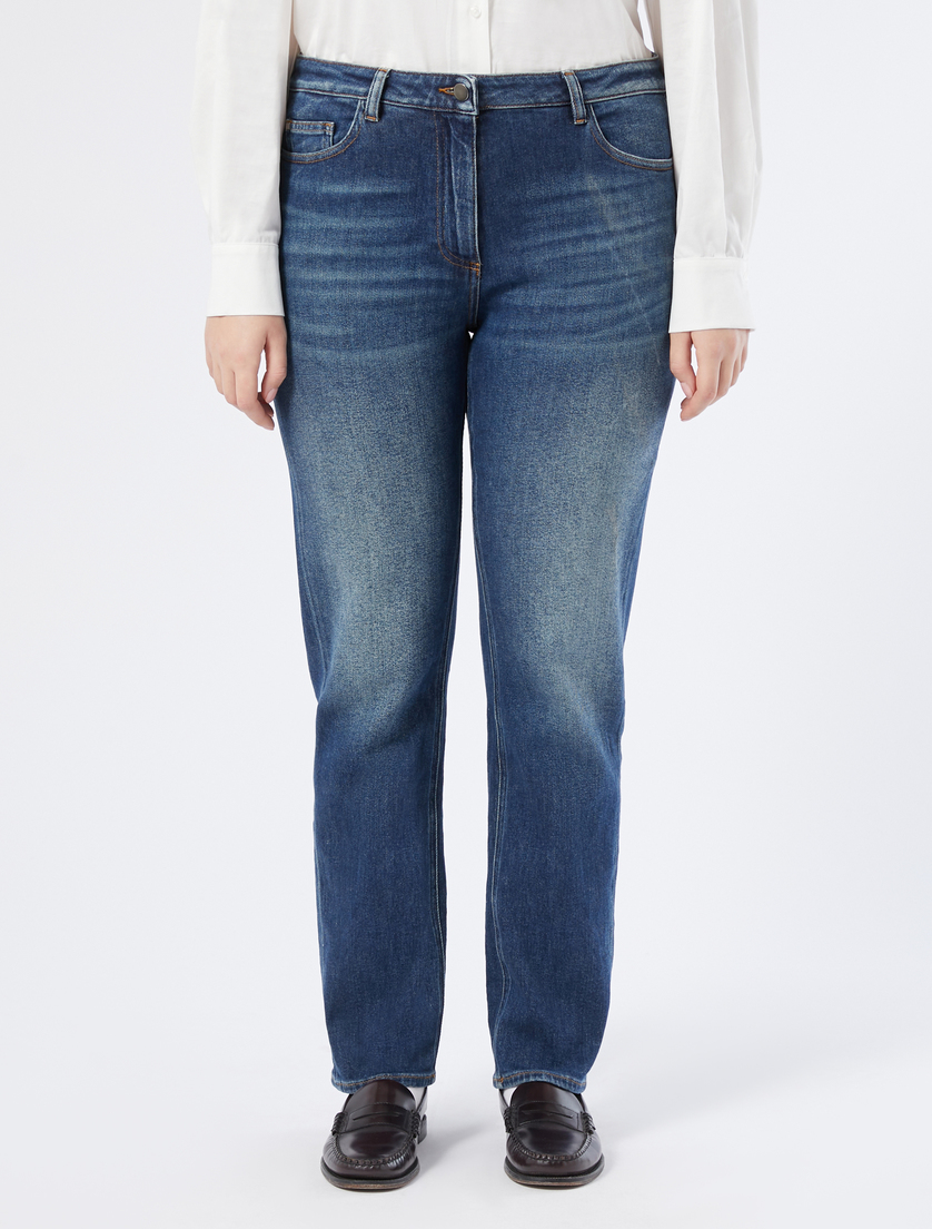 Slim-fit denim jeans - NAVY - Marina Rinaldi - 3 Slim-fit denim jeans - NAVY - Marina Rinaldi - 3