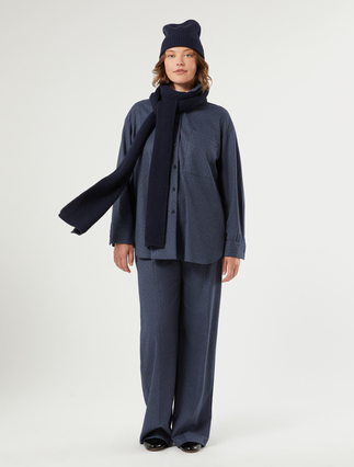 Flannel tunic with appliques - Marina Rinaldi