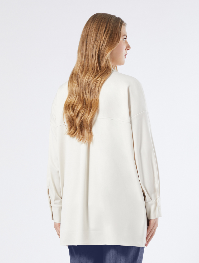 Flannel tunic - IVORY - Marina Rinaldi - 4 Flannel tunic - IVORY - Marina Rinaldi - 4