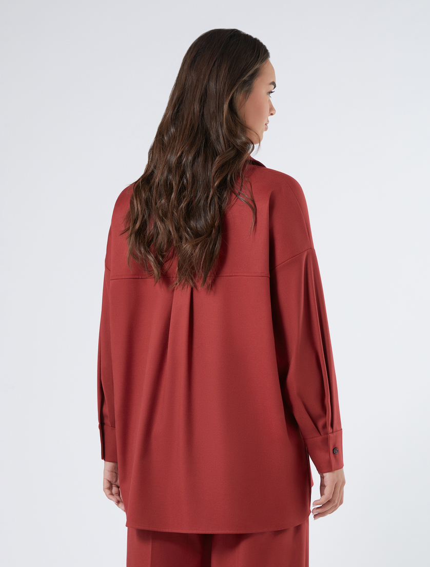 Flannel tunic - BORDEAUX - Marina Rinaldi - 4 Flannel tunic - BORDEAUX - Marina Rinaldi - 4