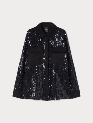 Lace tunic with sequins - Marina Rinaldi