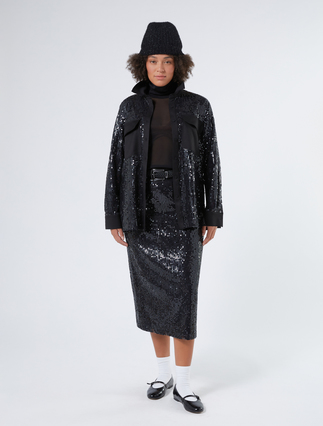 Lace tunic with sequins - Marina Rinaldi