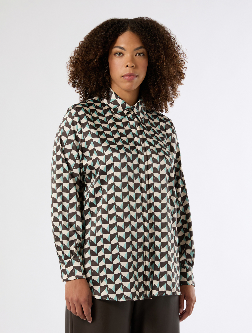 Twill tunic - IVORY - Marina Rinaldi - 3