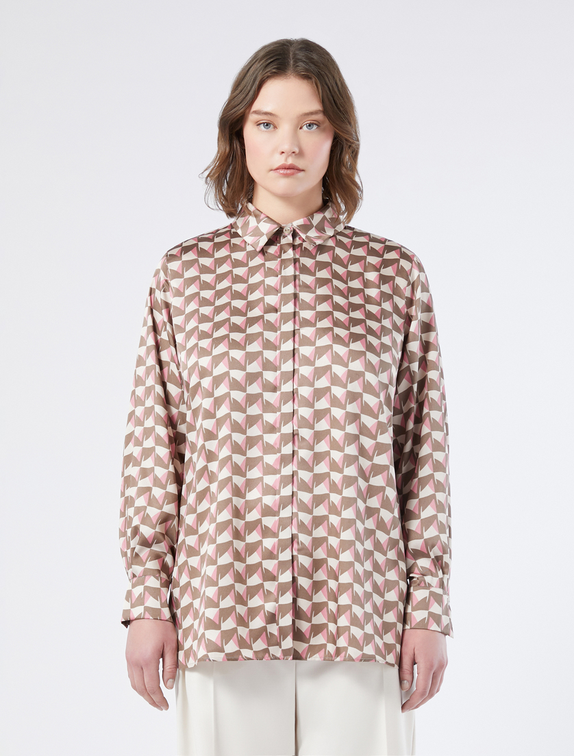 Twill tunic - BROWN - Marina Rinaldi - 3