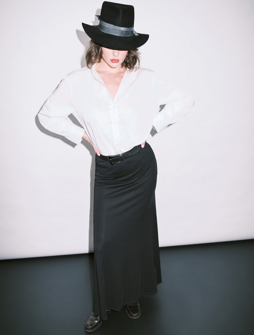 Lightweight satin shirt - Marina Rinaldi