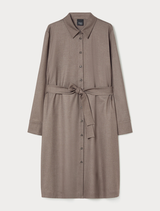 Flannel shirt dress - Marina Rinaldi