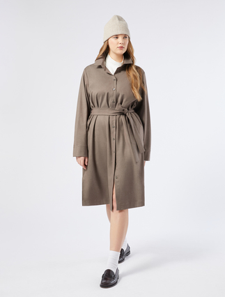 Flannel shirt dress - Marina Rinaldi