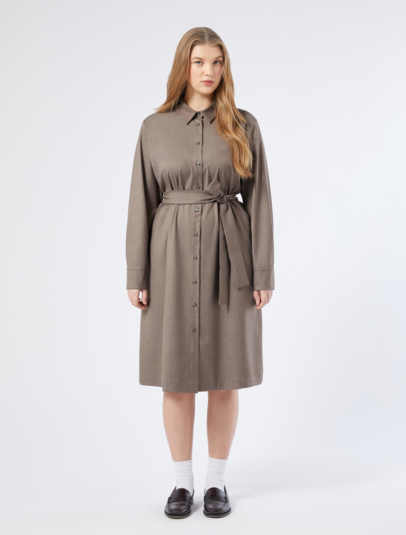 Flannel shirt dress - Marina Rinaldi