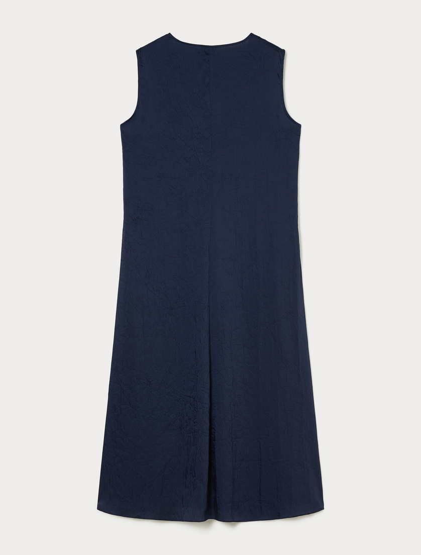 Crinkle-look fabric dress - ULTRAMARINE - Marina Rinaldi - 4 Crinkle-look fabric dress - ULTRAMARINE - Marina Rinaldi - 4