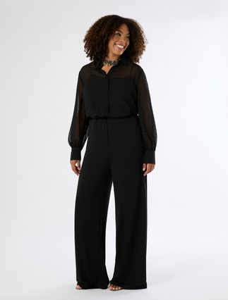 Lamé crepon shirt - Marina Rinaldi