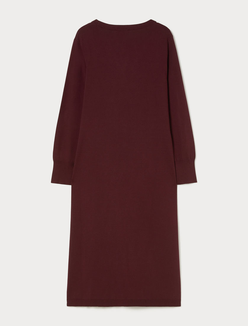 Viscose dress - RED BROWN - Marina Rinaldi - 4