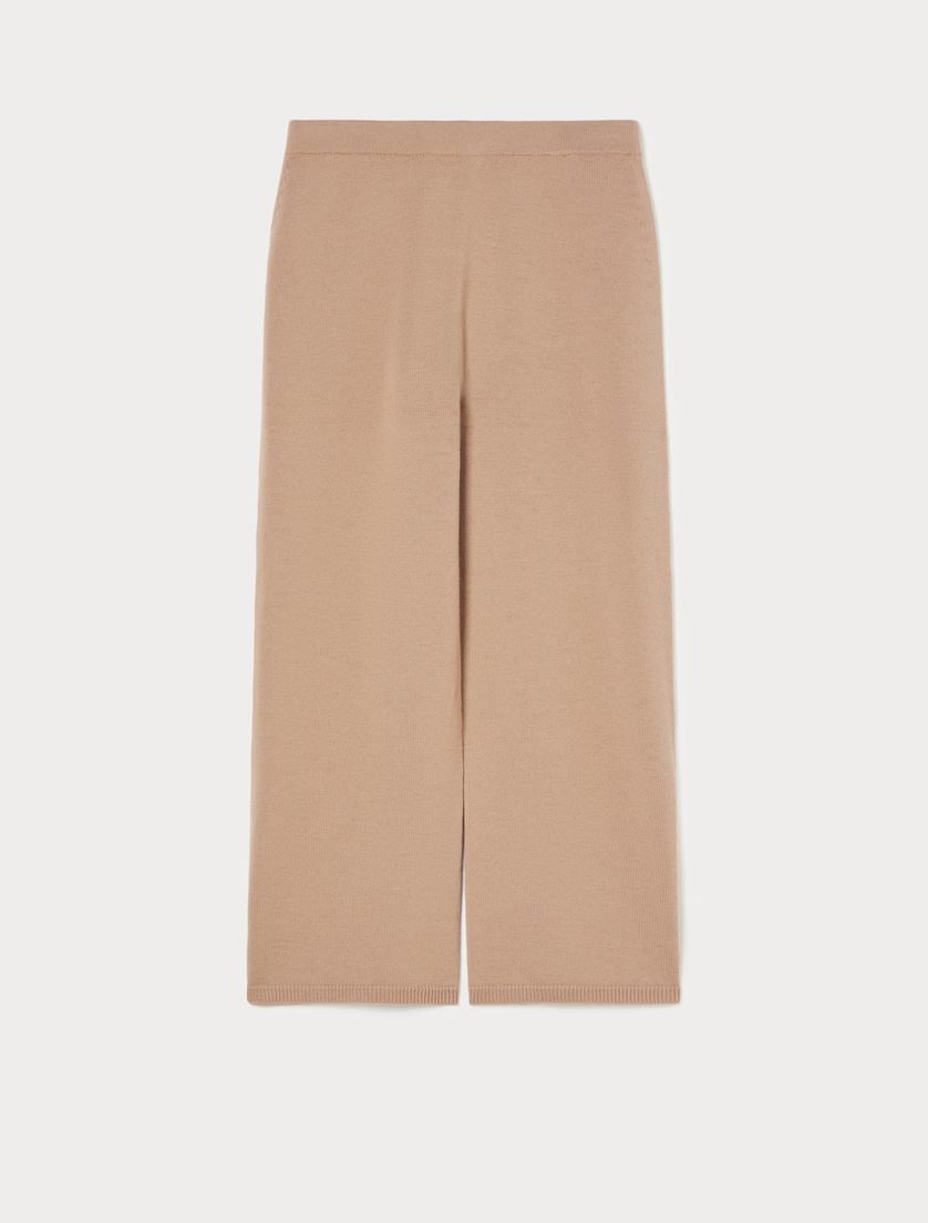Merino wool blend trousers - CAMEL - Marina Rinaldi Merino wool blend trousers - CAMEL - Marina Rinaldi