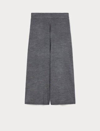 Wool blend knit trousers - Marina Rinaldi
