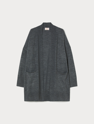 Oversize-Cardigan aus Wollmischgewebe - Marina Rinaldi
