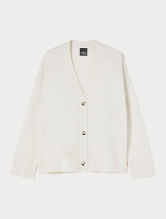 Pure wool boxy cardigan - Marina Rinaldi